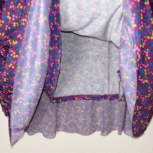 Matilda Jane Walking On a Cloud Mesh Babydoll Top Purple Women's Size Medium - Picture 9 of 16